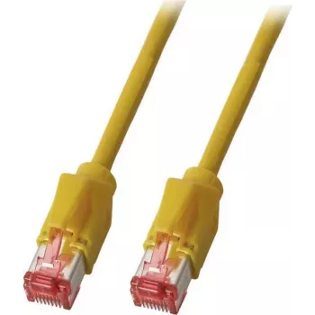 EFB-Elektronik RJ45 Cat.5e S/UTP PUR patchkabel, 1m, geel, sleepketting K8032.1