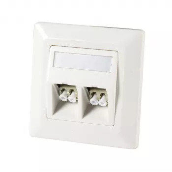 EFB ET-25085FO glasvezel-raamset voor 2x E2000, SC simplex, LC duplex, RAL 9010