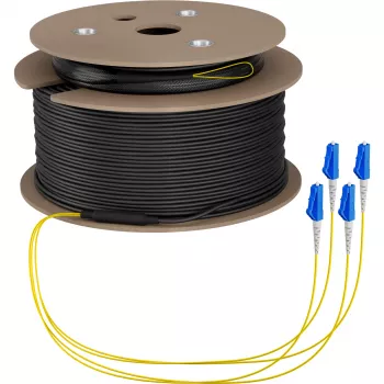 EFB Elektronik trunkkabel U-DQ ZN BH OS2 4E 1x4 LC-LC 150m Dca LSZH G675A1 - 150 m O8303S150OS2