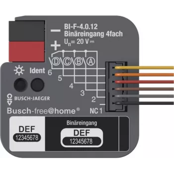 Busch-Jaeger KNX binair ingang 4-kanaals inbouw BI-F-4.0.12 2CDG510024R0021