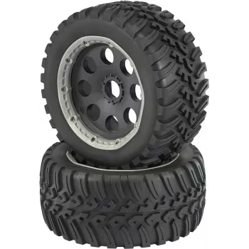 Reely 1:6 buggy compleetwielen V-blok 6-spaaks zwart 1 stk. (RE-6478860)