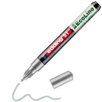 Edding 51 EcoLine lakmarker zilver 1-2 mm 4-51-054