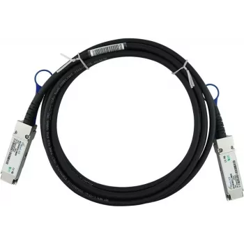 BlueLAN R1N34A compatibele 100G QSFP28 Direct Attach koperkabel, 0,5m, 30 AWG, passief R1N34A-BL