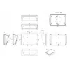 Bopla BoPad BOP 10.1 P-9016-SET displaybehuizing 285 x 198 x 92,90 mm ABS wit RAL 9016 35110176.HMT1