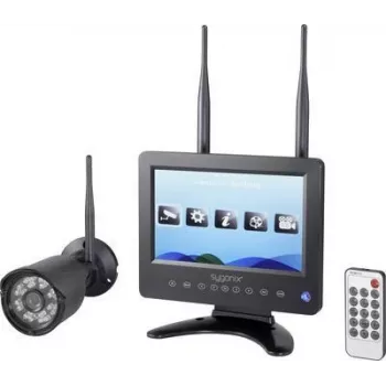 Sygonix SY-4548736 draadloze bewakingscameraset 4-kanaals met 1 camera 720p 2,4 GHz
