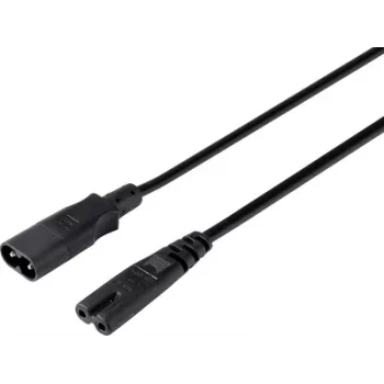 Sygonix SY-5043436 stroomverlengkabel zwart 2 m (SY-5043436)