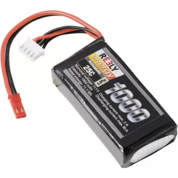Reely LiPo-accu 11,1V 1000mAh 3S 25C softcase BEC (RE-7845957)