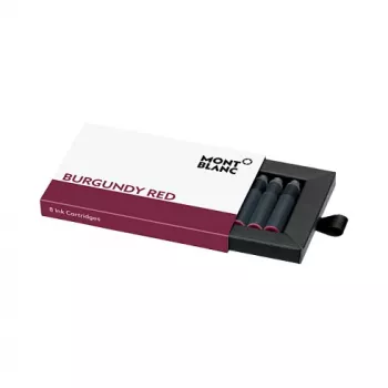 Montblanc Bordeauxrode inktpatronen voor vulpennen, 8-pack (105199)