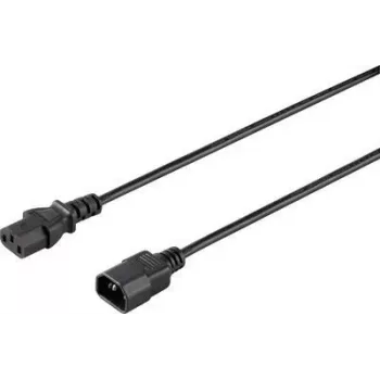 Sygonix SY-5042726 IEC C14 naar C13 stroomkabel 0,5 m zwart