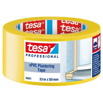 tesa 66001 afplakband geel 33 m x 50 mm 66001-00001-00