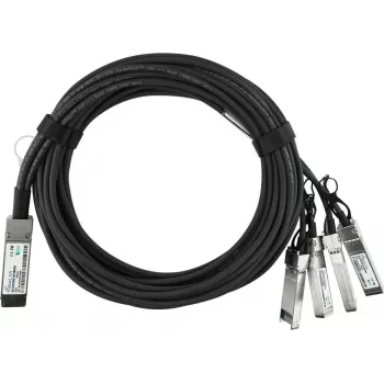 BlueLAN 40G QSFP+ naar 4x10G SFP+ passieve Direct-Attach-breakout-kabel, 5m, 26 AWG, NVIDIA L45593-D178-B50 compatibel L45593-D178-B50-BL