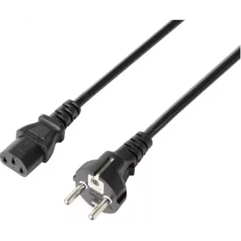 Sygonix SY-5243890 koude-apparatuur aansluitkabel, zwart, 5 m
