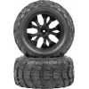 Reely RE-7083018 complete wielen voor Rhino 2 (2 stuks, 1:10, 12mm zeskant)