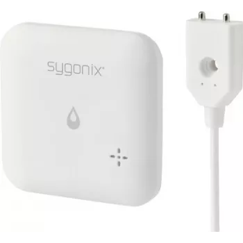 Sygonix SY-6735646 Wi-Fi watermelder met app-bediening, interne en externe sensor, 85 dB alarm, batterijgevoed