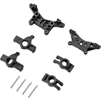 Reely RE-6904716 schokdemperbrug- en fuseeset voor Rhino 2 1:10 4WD buggy
