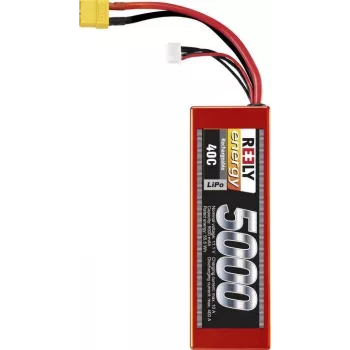 Reely LiPo-accu 11,1V 5000mAh 3S 40C hardcase XT90 (RE-7857399)