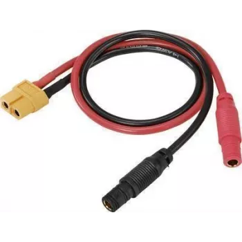 Reely oplaadkabel XT60 bus naar 2x 4mm banaanstekker 30cm RE-7104525