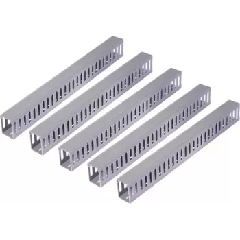 Sygonix SY-6801170 grijze PVC-kabelgoot 40x40mm 2m