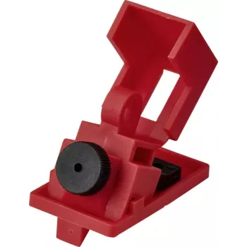 Sygonix SY-6872680 leidingbeveiligingsschakelaar-vergrendeling rood klemmen voor MCB-schakelaars breedte tot 28,9 mm