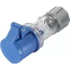 Sygonix SY-5871536 CEE-koppeling 16 A 3-polig 230 V/AC IP44 transparant