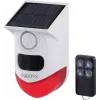 Sygonix mini-alarmsysteem wit rood met LED PIR-bewegingsmelder en afstandsbediening (SY-6515320)