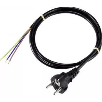 SYGONIX SY-5178372 Netzkabel CEE 7/7 naar IEC C13 5 m zwart