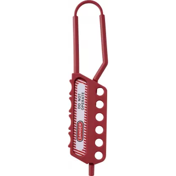 Sygonix SY-6872556 Lockout-haspel 42 mm rood