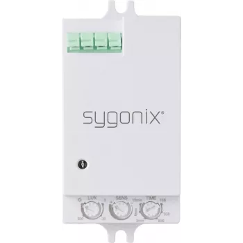 Sygonix SY-6879924 plafond-/wand-PIR-aanwezigheidsmelder, 180°/360°, relais, wit