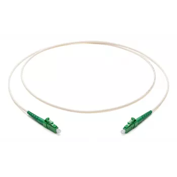 Corning F222201J1Z20015M LC/APC naar LC/APC simplex glasvezel-patchkabel, 2,0 mm, 15 m, wit