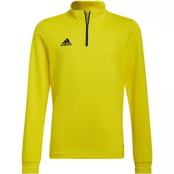 adidas Entrada 22 trainingsjack kinderen sweatshirt geel maat 116 HI2133