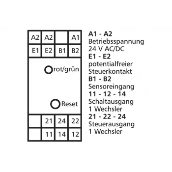 METZ CONNECT toerentalbewaker DRIW-E16 24V AC/DC 22,5mm 1101501322