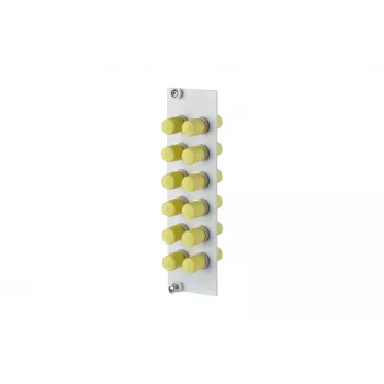 METZ BTR 15024A0112-E OpDAT REGpro 12xST SM/MM keramische frontplaat 3U/7HP