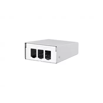 METZ BTR E-DAT modul opbouwbehuizing, 3-voudig, onbestukt, zuiver wit RAL9010 130861-0302-E