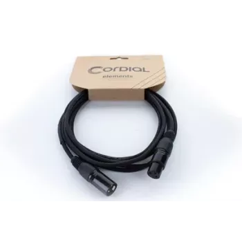 Cordial ED 5 FM XLR verbindingskabel 5m zwart 14902