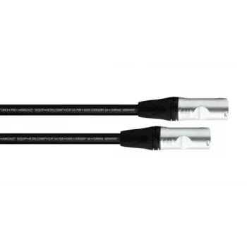 Cordial 15622 CAT 6a SF/UTP-patchkabel 5m zwart PUR