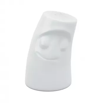 FIFTYEIGHT PRODUCTS kruidenstrooier zoutstrooier knuffelig gezicht wit