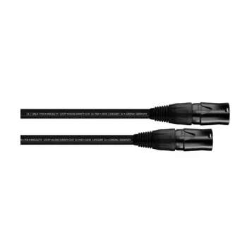 Cordial 15557 CAT 5e S/UTP patchkabel, RJ45, 1,5 m, zwart, PUR