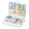 SÖHNGEN EHBO-kist MT-CD 13169 DIN 13169 industriële EHBO-box, oranje ABS, wandmontage, 2 vakken, kantelsluitingen, stof- & spatwaterdicht, inclusief wandhouder, voor >50 medewerkers 3001156