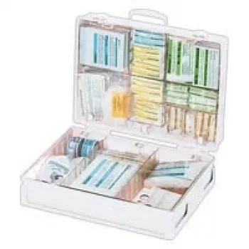 SÖHNGEN EHBO-kist MT-CD 13169 DIN 13169 industriële EHBO-box, oranje ABS, wandmontage, 2 vakken, kantelsluitingen, stof- & spatwaterdicht, inclusief wandhouder, voor >50 medewerkers 3001156
