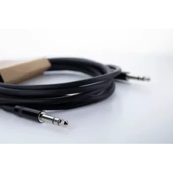 Cordial 14817 audiokabel 6,3 mm TRS naar 6,3 mm TRS 3 m zwart PVC twisted pair
