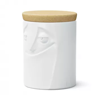 FIFTYEIGHT PRODUCTS Charmant porseleinen bewaarpot 1700 ml wit