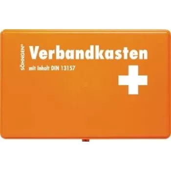 Söhngen DIN 13157 EHBO-koffer 3003045 oranje slagvast ABS met wandhouder
