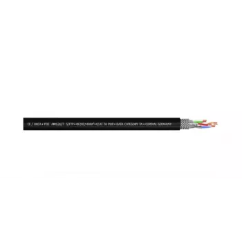 Cordial 15590 CAT 7a S/FTP netwerk-patchkabel, RJ45, 2 m, zwart, PUR-mantel