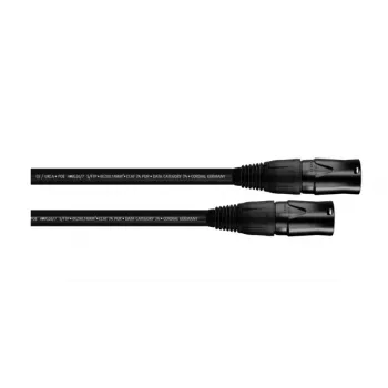 Cordial 15590 CAT 7a S/FTP netwerk-patchkabel, RJ45, 2 m, zwart, PUR-mantel