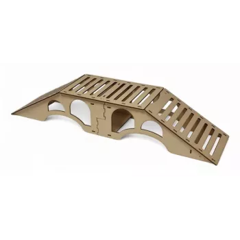 Absima 2320200 RC-parcours boogbrug hindernis 635x150x115 mm zwart