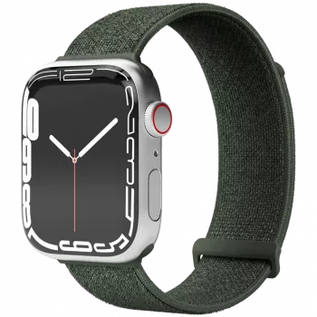 VONMÄHLEN Fitness Loop 2 armband voor Apple Watch 44mm, 45mm, 49mm – olijf