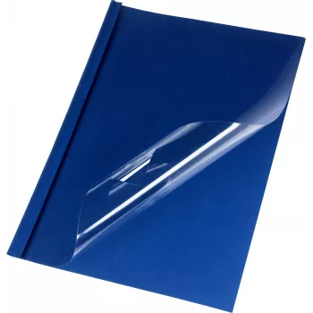 LMG Thermobindmappen A4 Blauw Lederlook 1,5 mm rug, 50-pack (LMG-BMDLM-BL-R1,5)