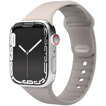 VONMÄHLEN Classic Band 2 voor Apple Watch 40/41/42mm, band van volledig rundleder in crème