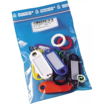 WEDO 262 10 sleutelhangers met S-haak, diverse kleuren, 10 stuks