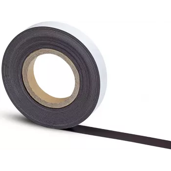MAUL zelfklevend magneetband 45 mm x 10 m, 1 mm dik, op maat te snijden, flexibel (6156309)